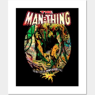 MAN-THING 1974 Posters and Art